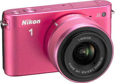 Цифровая фотокамера Nikon 1 J2 Pink Kit (10-30 мм f/3.5-5.6 VR)
