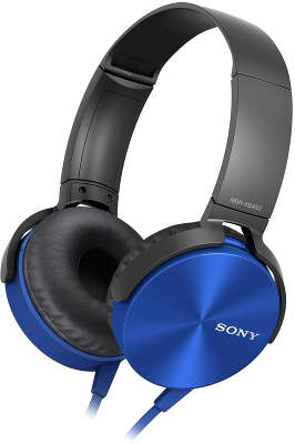 Гарнитура Sony MDR-XB450AP, синяя