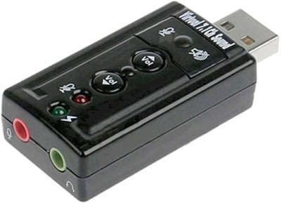Звуковая карта USB TRUA71 (C-Media CM108) 2.0 channel out