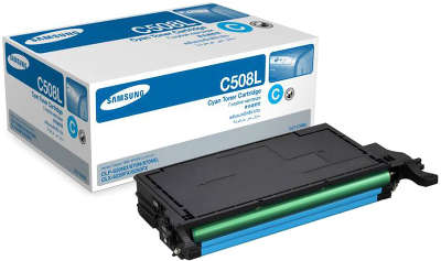 Картридж Samsung CLT-C508L (голубой; 4000 стр.)