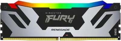 Модуль памяти DDR5 DIMM 16Gb DDR6800 Kingston FURY Renegade Silver RGB (KF568C36RSA-16)