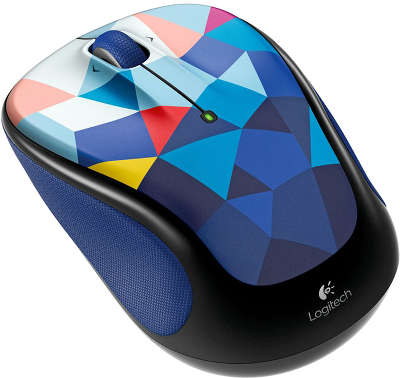 Мышь беспроводная Logitech Wireless Mouse M238 Play Collection USB Blue Facets (910-004479)