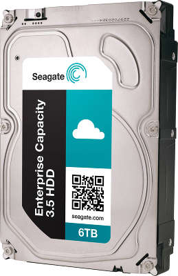 Жёсткий диск SATA Seagate 6Tb, ST6000NM0024, Enterprise Capacity 3.5, 7200 rpm, 128Mb buffer