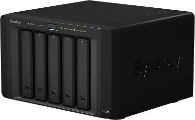 Сетевое хранилище Synology DS1515+ Сетевое хранилище с 5 отсеками для 3.5” SATA(II) или 2,5” SATA/SSD, CPU 2.