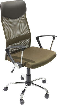 Кресло руководителя COLLEGE H-935L-2 Коричневый, ткань сетчатый акрил