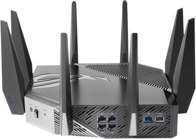Wi-Fi роутер ASUS ROG Rapture GT-AXE11000, 802.11a/b/g/n/ac/ax, 2.4/5/6 ГГц