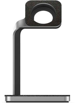 Подставка алюминиевая Mophie Dock для Apple Watch, черно-серебристая