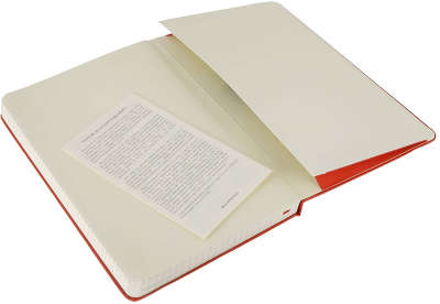 Записная книжка "Classic" (в клетку), Moleskine, Large, красный (арт. QP061R)