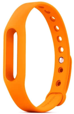 Силиконовый спортивный ремешок Xiaomi Mi Band, оранжевый