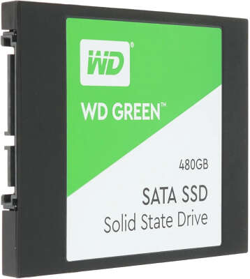 Твердотельный накопитель 2.5" SATA3 480Gb Western Digital WD Green [WDS480G3G0A] (SSD)
