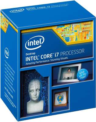 Процессор Intel Core i7 4790 Soc-1150 (BX80646I74790 S R1QF) (3.6GHz/5000MHz/Intel HD Graphics 4600) Box