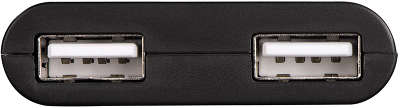 Разветвитель USB 2.0 Hama OTG/microUSB портов:2 черный