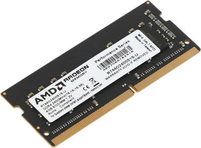 Модуль памяти DDR4 SODIMM 4Gb DDR2400 AMD R7 Performance (R744G2400S1S-U)