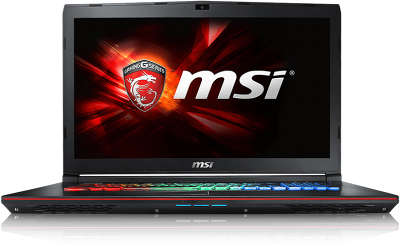 Ноутбук MSI GE72 6QE-269RU i5-6300HQ/16Gb/1Tb/Multi/GTX965M 2Gb/17.3"/W10/WiFi/BT/Cam