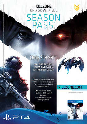 Игра для PS4 Killzone: В плену сумрака. Сезонный пропуск.