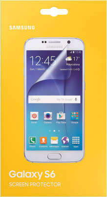 Защитная пленка Samsung для Samsung Galaxy S6, прозрачная 2шт.(ET-FG920CTEGRU) 