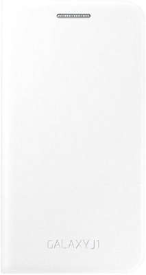 Чехол-книжка Samsung для Samsung Galaxy J1 mini EF-FJ105P, белый (EF-FJ105PWEGRU)