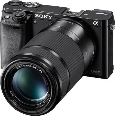 Цифровая фотокамера Sony Alpha 6000 Black Double Kit (16-50 мм, 55-210мм)