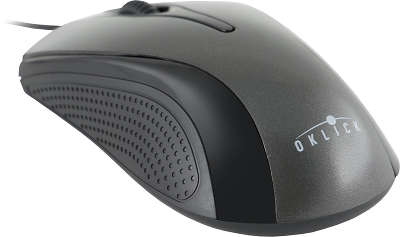 Мышь USB Oklick 215M 800 dpi, чёрная/серая