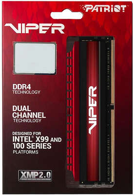 Набор памяти DDR4 DIMM 2x16Gb DDR3600 Viper 4 (PV432G360C8K)