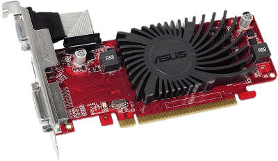 Видеокарта 2Gb PCI-E ASUS R5 230 SILENT 2GD3 L <R5 230, GDDR3, 64 bit, VGA, DVI, HDMI, Retail (R5230-SL-2GD3-L