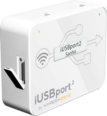 Беспроводной медиацентр HyperDrive iUSBport2 для iPhone/iPad, белый