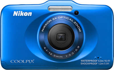 Цифровая фотокамера Nikon COOLPIX S31 Blue + рюкзак