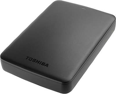 Внешний диск 1 ТБ Toshiba Canvio Basics USB 3.0, Black [HDTB310EK3AA]