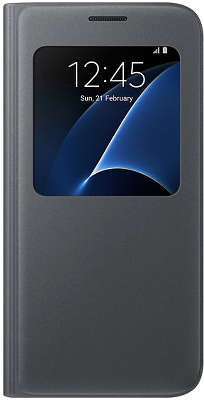 Чехол-книжка Samsung для Samsung Galaxy S7 S View Cover черный (EF-CG930PBEGRU)