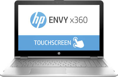 Ноутбук HP 15x360 15-aq003ur Silver 15.6" FHD Touch / i5-6200U/8/1000+128SSD/WF/BT/CAM/W10 (E9K45EA)