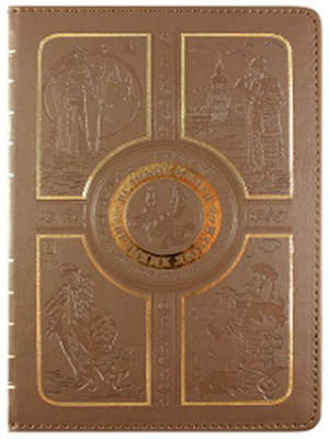 Чехол-обложка VIVACASE Book универсальный для устройств 6", коричневый [VUC-CBK06-br]