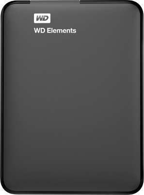 Внешний диск 2 ТБ WD Elements Portable USB 3.0, Black [WDBU6Y0020BBK]