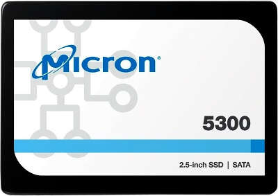 Твердотельный накопитель SATA3 3.84Tb [MTFDDAK3T8TDT-1AW1ZABYY] (SSD) Micron 5300 MAX