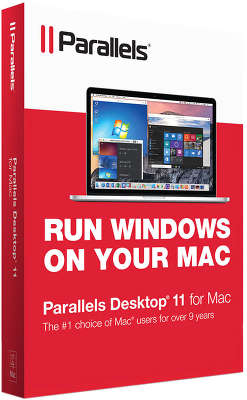 Ключ к программному обеспечению Parallels Desktop 11 для Mac (Retail Box) [PRB-PDFM11L-BX1-CIS]