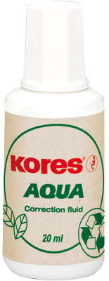 Корректирующая жидкость на водной основе 20мл KORES Aqua-eco 2шт/упк