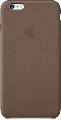 Кожаный чехол для iPhone 6 Plus/6S Plus Apple Leather Case, Olive Brown [MGQR2ZM/A]