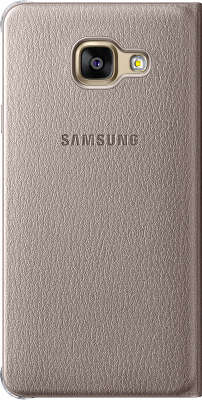 Чехол-книжка Samsung для Samsung Galaxy A7 Flip Wallet A710, золотистый (EF-WA710PFEGRU)