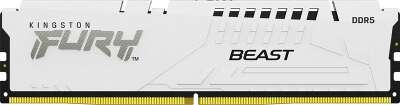 Модуль памяти DDR5 DIMM 16Gb DDR6000 Kingston FURY Beast White (KF560C40BW-16)
