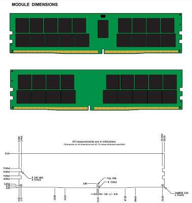 Модуль памяти DDR4 RDIMM 64Gb DDR2666 Kingston (KSM26RD4/64HCR)