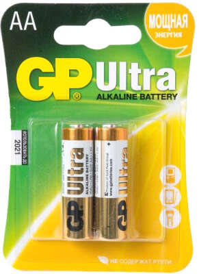 Комплект элементов питания AA GP Ultra [LR6] (2 шт в блистере)