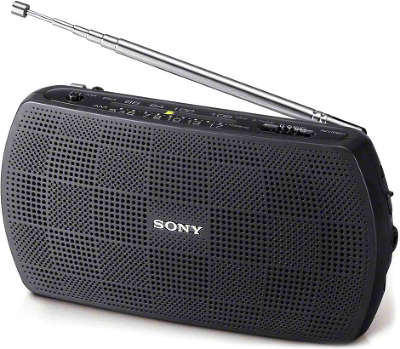 Портативный радиоприёмник Sony SRF18B, чёрный