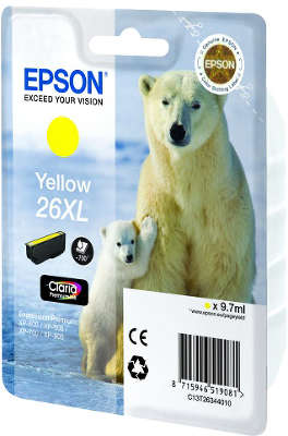Картридж Epson T263440 жёлтый (повышенной ёмкости)