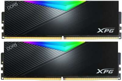 Набор памяти DDR5 DIMM 2x32Gb DDR6000 ADATA XPG Lancer RGB (AX5U6000C3032G-DCLARBK)
