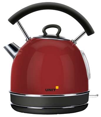 Чайник UNIT UEK-261, сталь, цветная эмаль, красный