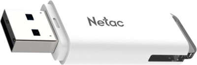 Модуль памяти USB3.0 Netac U185 64 Гб белый [NT03U185N-064G-30WH]