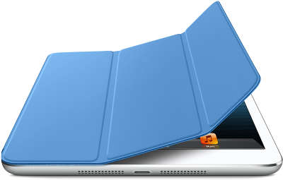 Полиуретановый чехол Smart Cover для iPad mini, blue