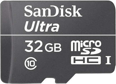 Карта памяти 32 Гб Micro SDHC Sandisk Ultra Сlass 10 [SDSDQL-032G-G35]