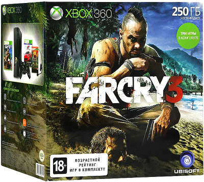 Игровая приставка Microsoft Xbox 360 Forza 4 + Ведьмак 2 + Far Cry 3