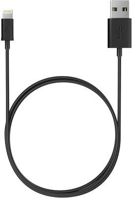 Кабель Anker USB to Lightning Cable, 0.9 м, Soft Touch, чёрный [63ANMFILTN-3BA]