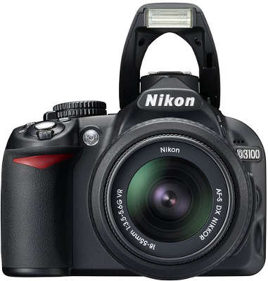 Цифровая фотокамера Nikon D3100 Double Kit (AF-S 18-55VR мм + EF-S 55-200 VR)